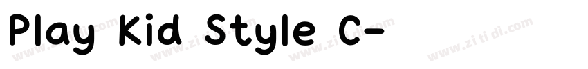 Play Kid Style C字体转换